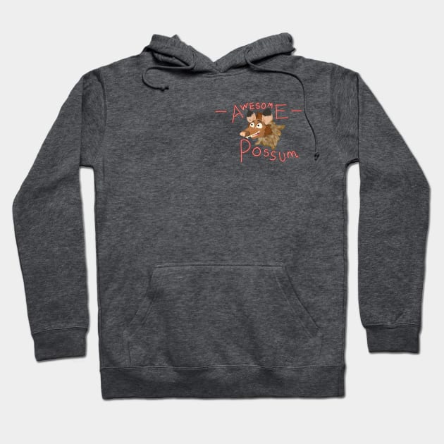 Awesome Possum! Hoodie by Ratsby's Designs